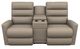 La-Z-Boy® Liam Fawn Power Wall Reclining Loveseat with Console and Headrest-1