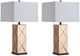 Crestview Collection Kian 2-Piece Bronze Table Lamp Set-0