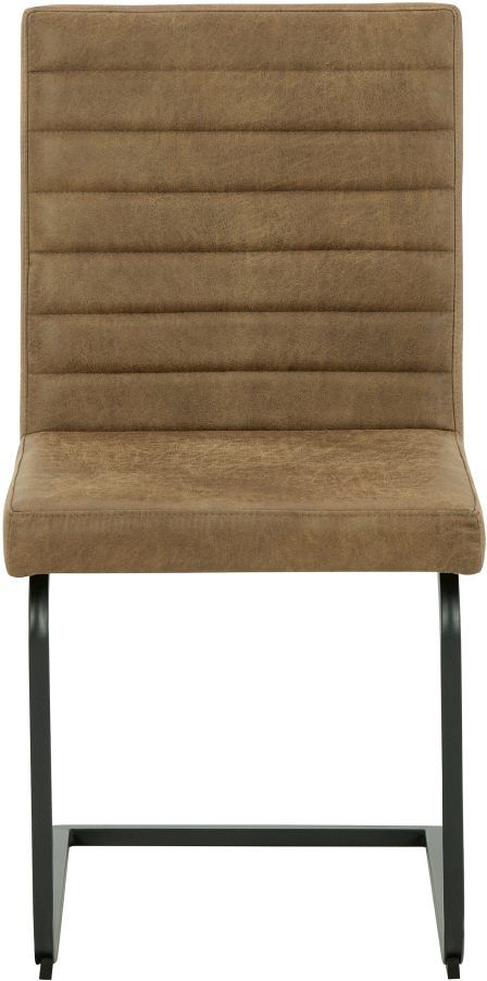 Signature Design by Ashley® Strumford Black/Caramel Dining Side Chair-2