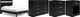 Signature Design by Ashley® Finch 4-Piece Black Queen Panel Platform Bed Set-0