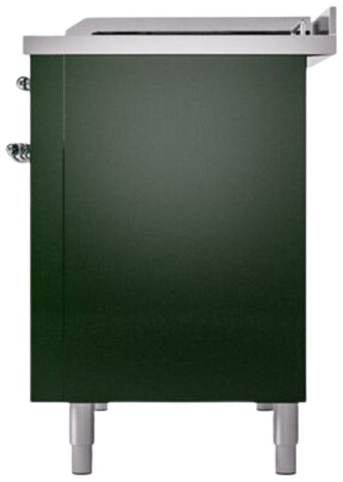 Ilve® Nostalgie II Series 48" Emerald Green Pro Style Dual Fuel Range-2
