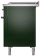 Ilve® Nostalgie II Series 48" Emerald Green Pro Style Dual Fuel Range-2