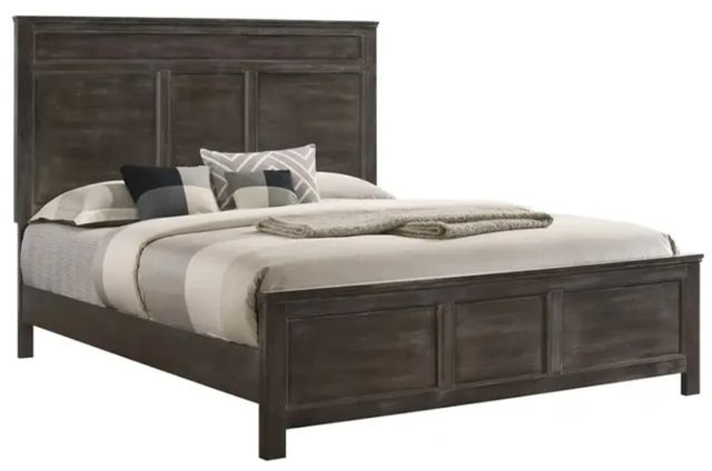 New Classic® Home Furnishings Andover 4-Piece Nutmeg Queen Panel Bedroom Set-2