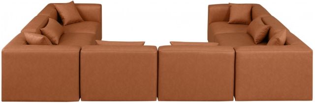 Meridian Furniture Cube 8-Piece Cognac Modular Sectional-3