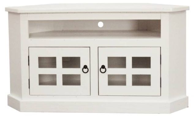American Heartland Manufacturing Rustic Curve Corner TV Stand-0