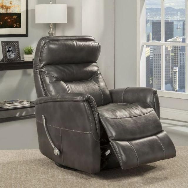 Parker House® Gemini Flint Manual Swivel Glider Recliner-3