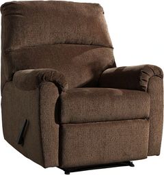 Signature Design by Ashley® Nerviano Chocolate Manual Zero Wall Recliner