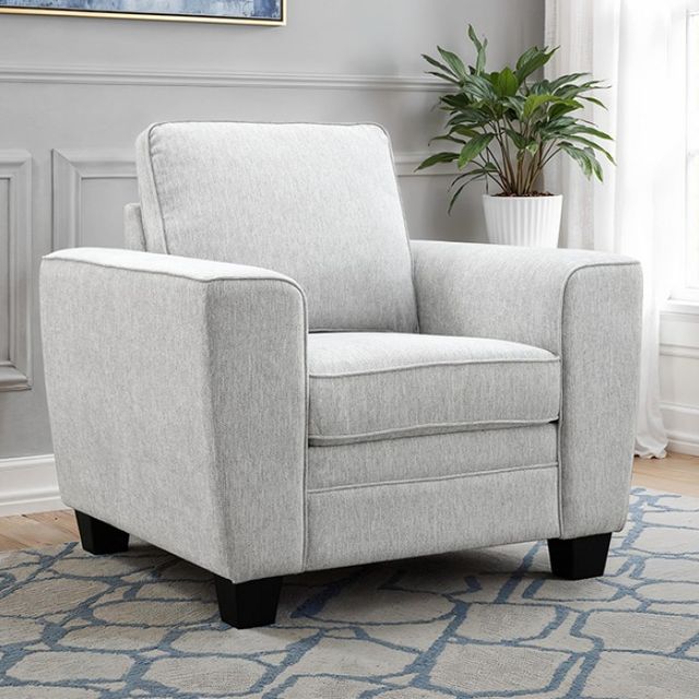 Furniture of America® Enea Light Gray Chair-1
