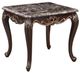 New Classic® Home Furnishings Constantine Marble Top End Table with Cherry Base-0