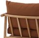 Dovetail Furniture Aimee Natural/Sienna Fabric/Wooden Outdoor Occasional Chair -4