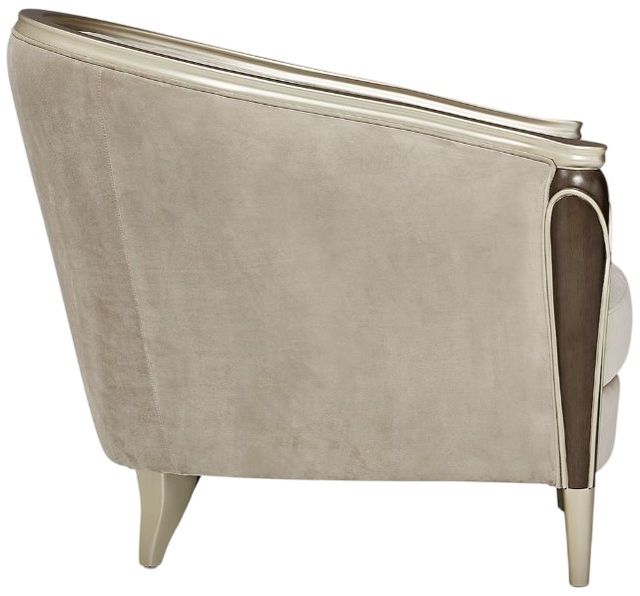 Michael Amini® Villa Cherie Hazelnut/Porcini Chair-2