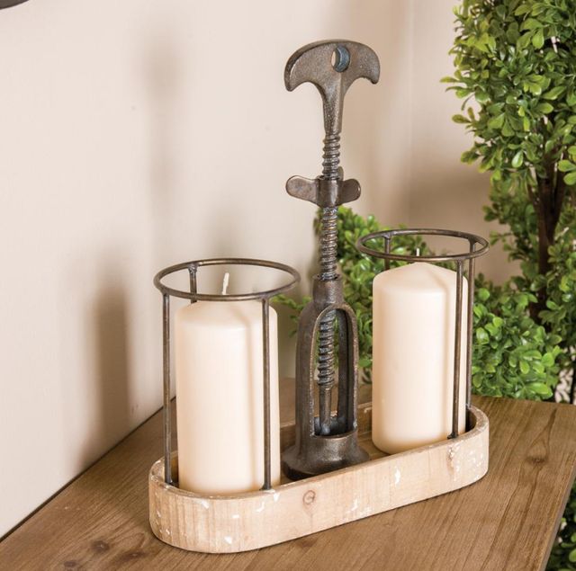 Deco Marche Black Metal Kitchen Wine Holder-1