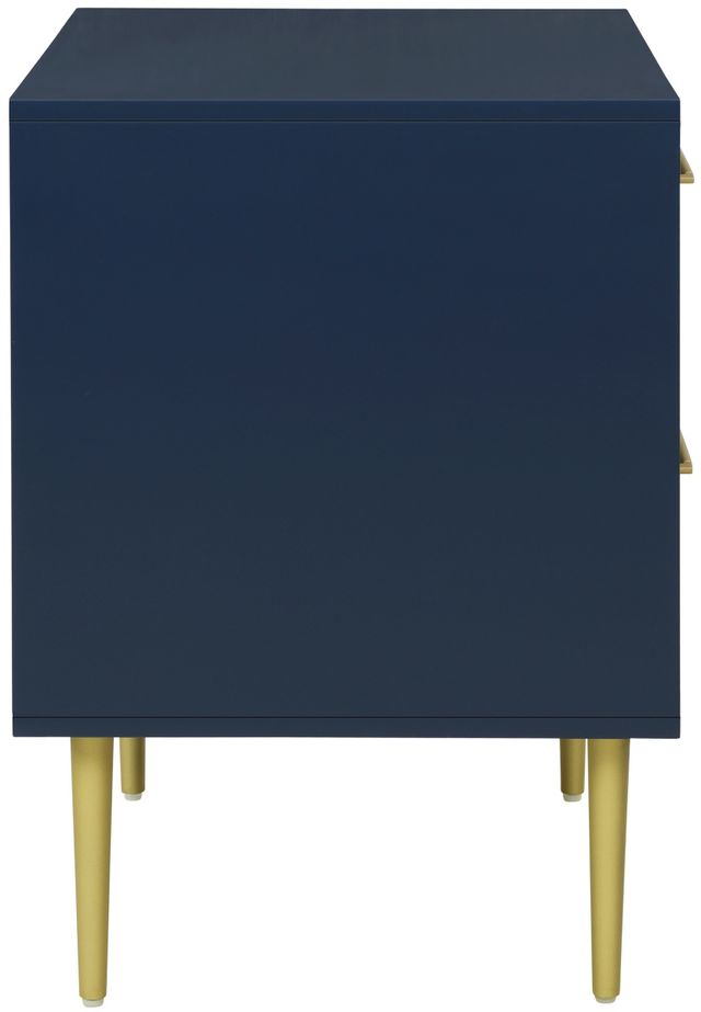 Linon Gwyneth Navy Nightstand -2