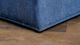 Furniture of America® Stavanger Blue 2-Seater with Square Ottoman-1