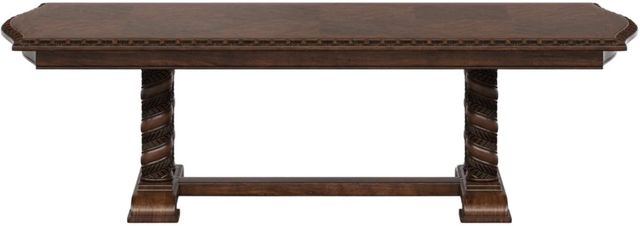 Bernards Coventry Brown Trestle Dining Table-1