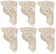 A & B Home 6-Piece Antique Cream Wall Shelf Set-0