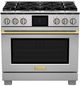 BlueStar® 36" Stainless Steel Pro Style Dual Fuel Range-0