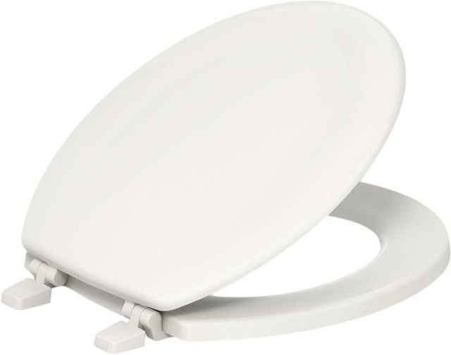 KOHLER® Ridgewood® Biscuit Round-Front Toilet Seat-1