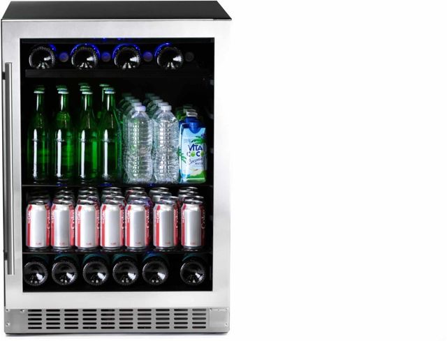 Azure 2 Series 24" 5.6 Cu. Ft. Stainless Steel Beverage Center-2