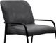 International Furniture Direct Comala Iron Gray Upholstered Counter Stool-1