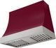 AGA Marquee 36" Cranberry Wall Mounted Range Hood with Brushed Nickel Trim-0
