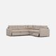 Drew & Jonathan Home ModularOne New Horizon 5-Piece Stone Power Reclining Modular Sectional-2