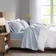 Olliix by Madison Park Blue Full 3M Microcell All Season Moisture Wicking Lightweight Sheet Set-4
