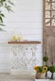 A & B Home Stella 2-Piece Warm Cream Decorative Birdcages with Bird Finial Set-4