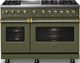 Viking® 5 Series 48" Martini Pro Style Dual Fuel (LP) Range with Brushed Brass Trim-2