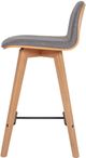Moe's Home Collection Napoli Grey Counter Stool-1