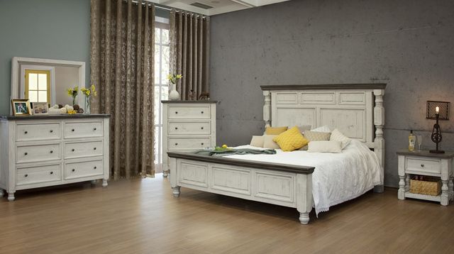 International Furniture Direct Stone Ivory/Weathered Gray Dresser | Dewey  Furniture | Vermilion, OH