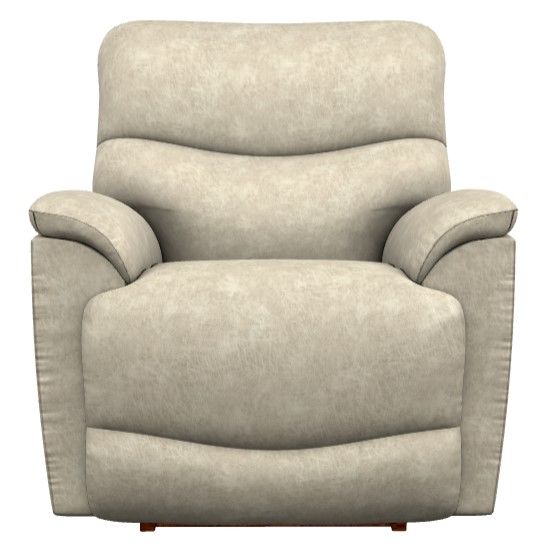 La-Z-Boy® Trouper Stucco Power Rocking Recliner with Headrest and Lumbar-1