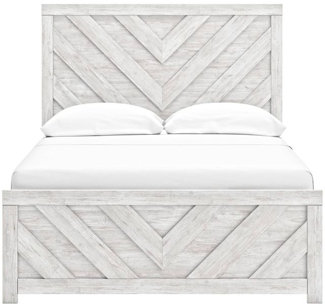 Signature Design by Ashley® Cayboni Whitewash Full Panel Bed-2
