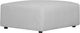 Moe's Home Collection Lyric Beige Ottoman-0