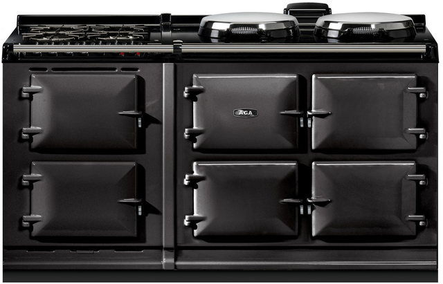 AGA™ Classic R7 160 63" Black Pro Style Dual Fuel Range-0