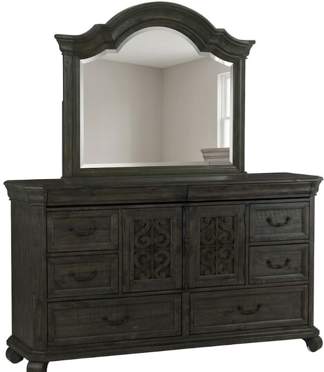 Magnussen Home® Bellamy Peppercorn Dresser and Mirror-0