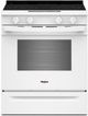 Whirlpool® 30'' White Smart Slide-In Electric Range with No Preheat Mode and Slow Cook-0