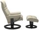 Stressless® by Ekornes® Customizable Sunrise Medium Manual Recliner and Ottoman with Classic Base-2