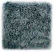 Moe's Home Collection Lamb Fur Teal Snow Large Pillow Pouf-0