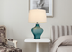 Cal® Lighting & Accessories Payson Aqua Table Lamp-1