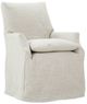Rowe® Customizable Cece Slipcovered Dining Arm Chair with Caster-0