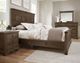 Artisan & Post by Vaughan-Bassett Heritage Cobblestone Oak California King Panel Bed-1