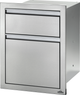 Napoleon Stainless Steel Double Drawer-1