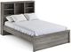 DeFehr Westpoint Driftwood Double Bookcase Bed-0
