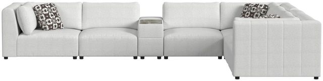 Elements International Zandara 7-Piece Beige Fabric Outdoor Sectional-2
