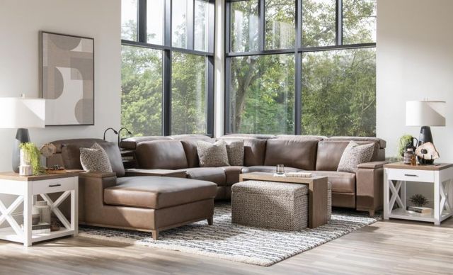 Legacy Classic Solana Cobblestone/Positano Clay Storage Ottoman-1