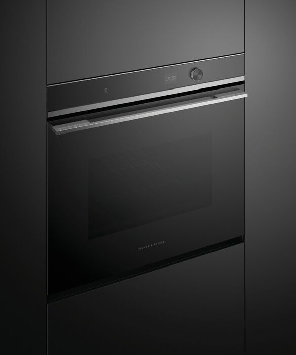 Fisher & Paykel Series 7 30" Black Contemporary Single Electric Wall Oven-4