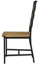 Intercon Newport Black/Natural Oak Side Chair-2
