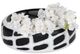 Sagebrook Home Fleming Black/White 15'' Bowl-4