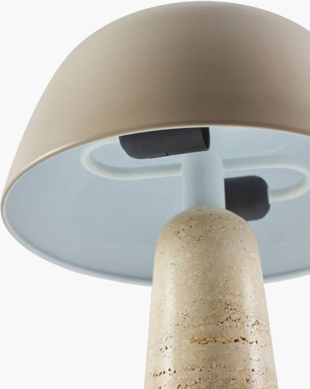 Surya Fes Natural Beige Table Lamp-3